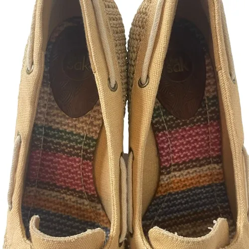 The‎ Sak  Size 6.5 Newport Katie Tan Summer Wedge - Image 3