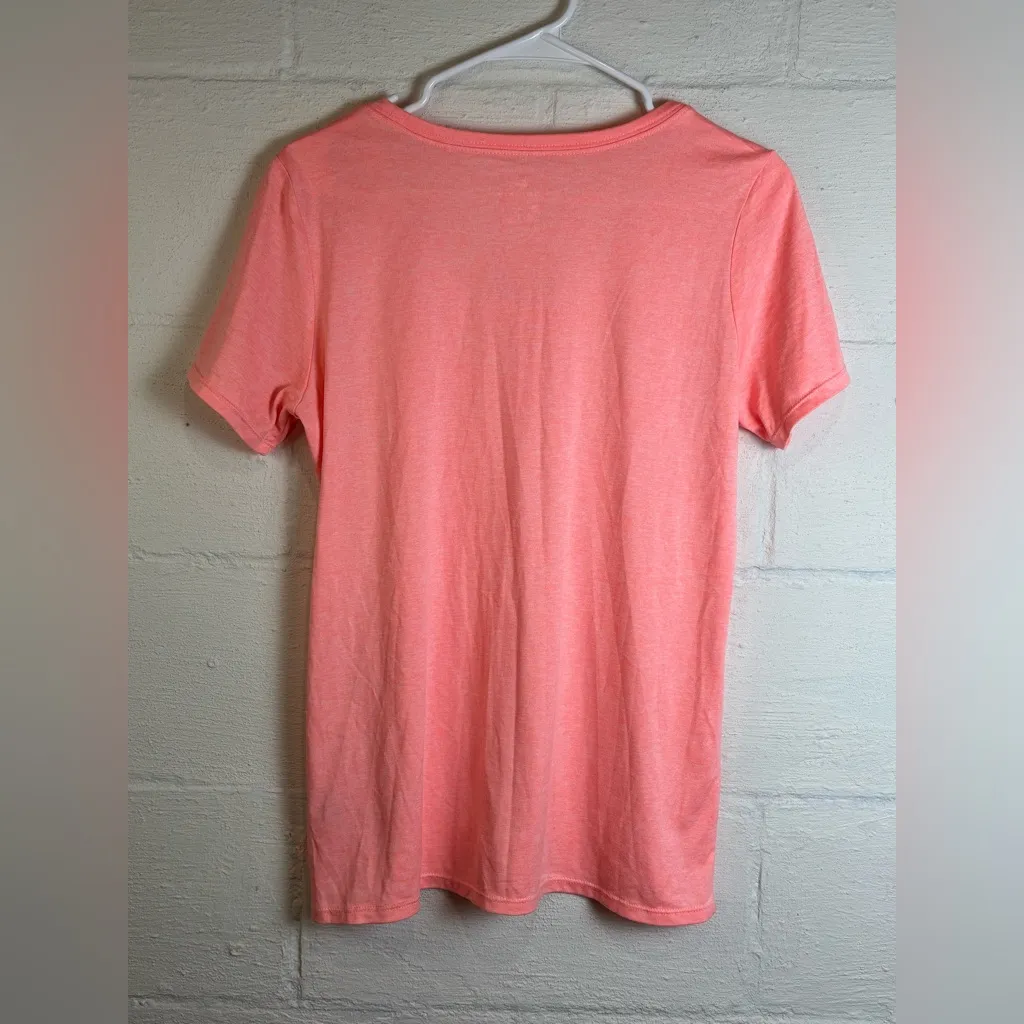Nike Dri-Fit Woman’s Casual Peach Lightweight Athletic Sportswear Shirt Sz Med - Image 6