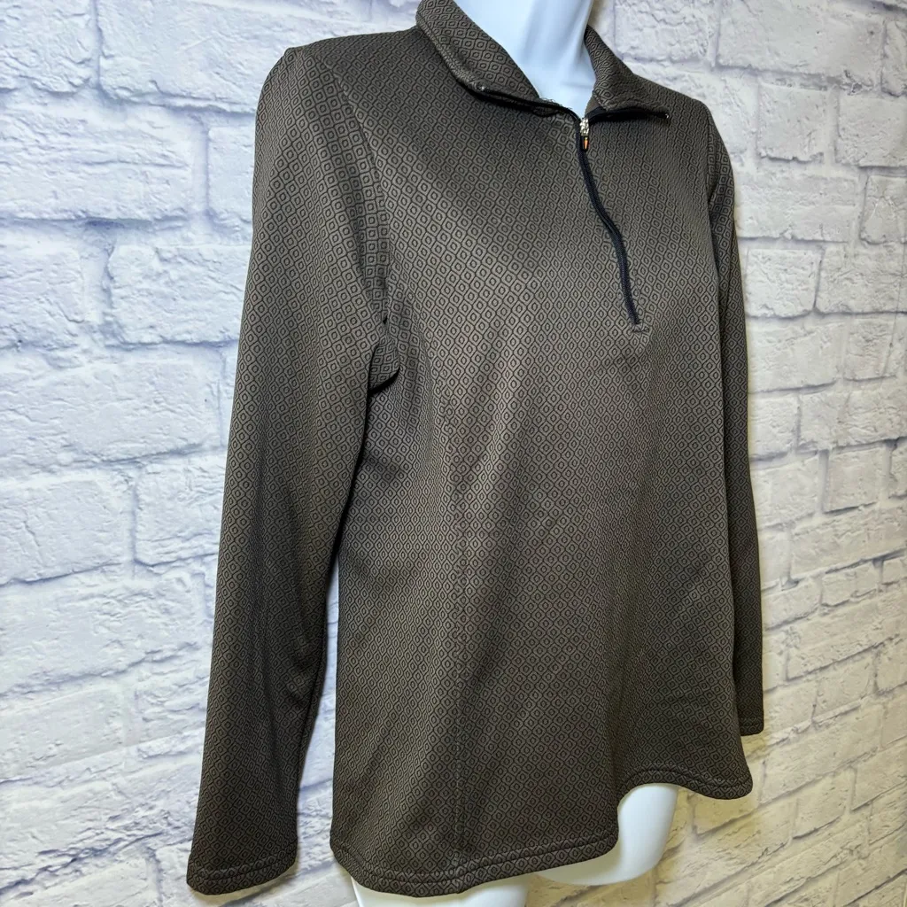 Kerrits 1/4 Zip Fleece Lined 1/4 Zip Shirt Womens Medium Equestrian Horse Riding - Image 8