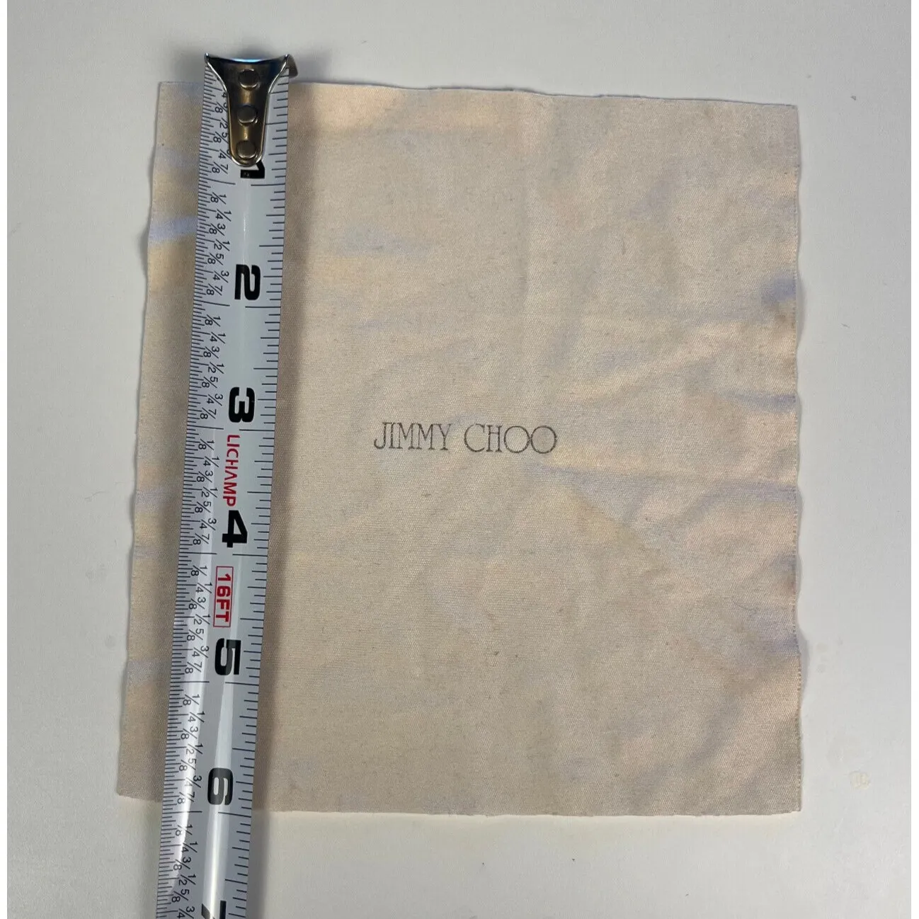 Jimmy Choo White Glasses Sunglasses Lens Microfiber Cleaning Cloth - Image 2