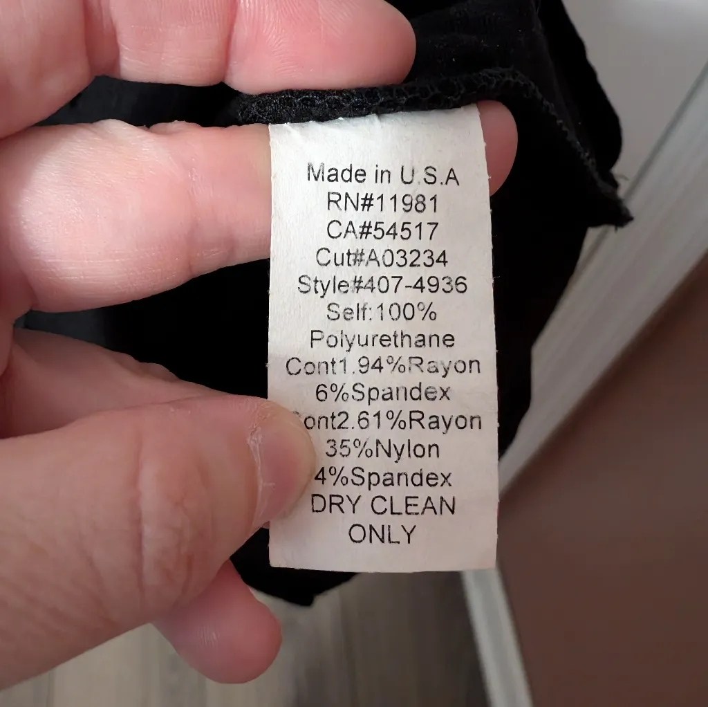 Bailey 44 Faux Leather Scalloped Mini Dress W0 Black - Image 4