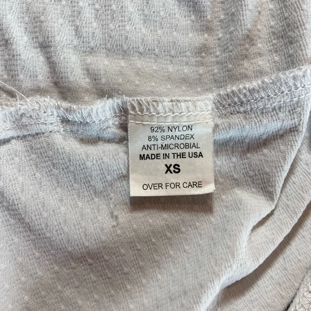 EIS Cool Athletic Shirt Quarter Zip Long Sleeve Anti Microbial Size XS White - Image 7