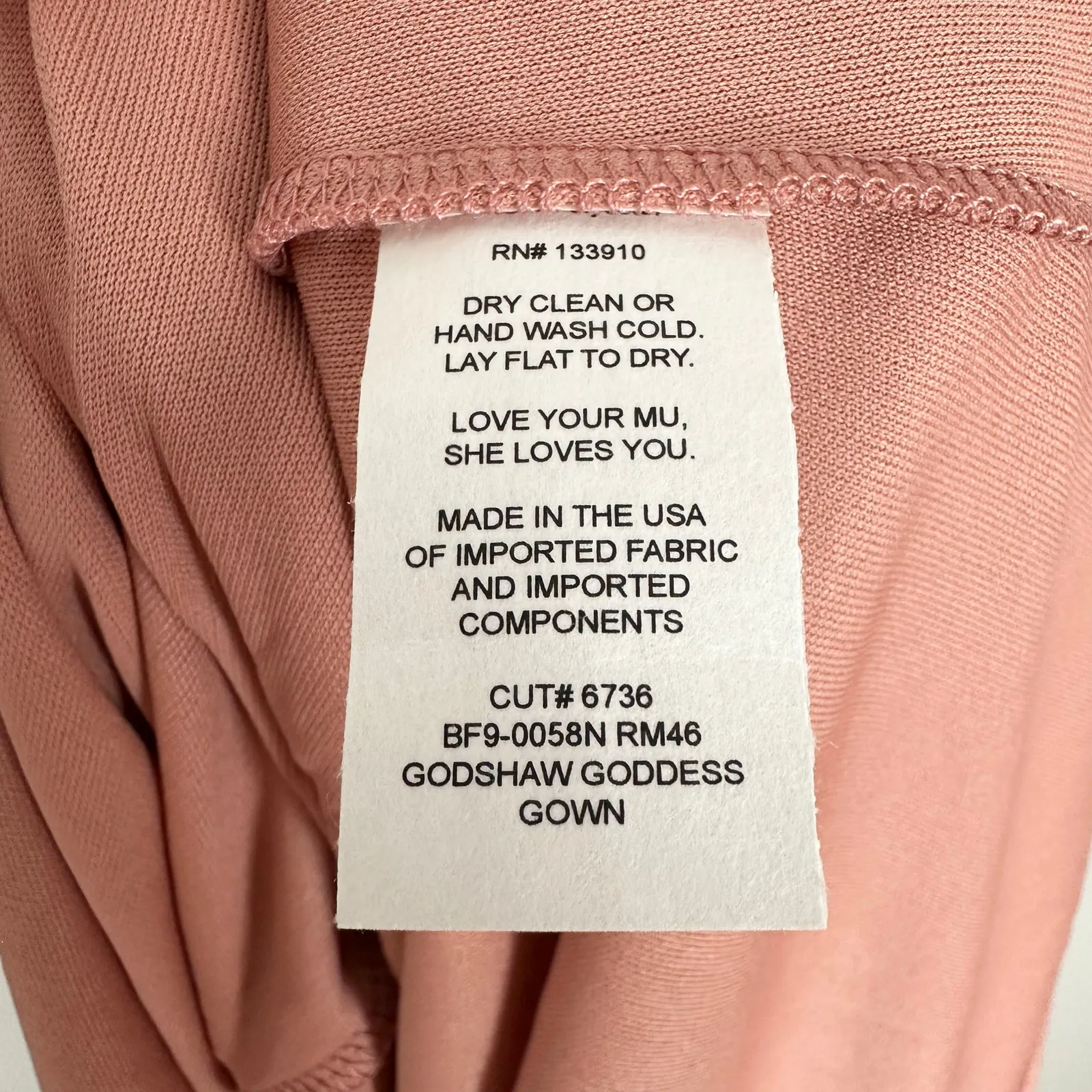 Show Me Your Mumu Godshaw Goddess Gown  Rustic Mauve Size XXS NWT - Image 12