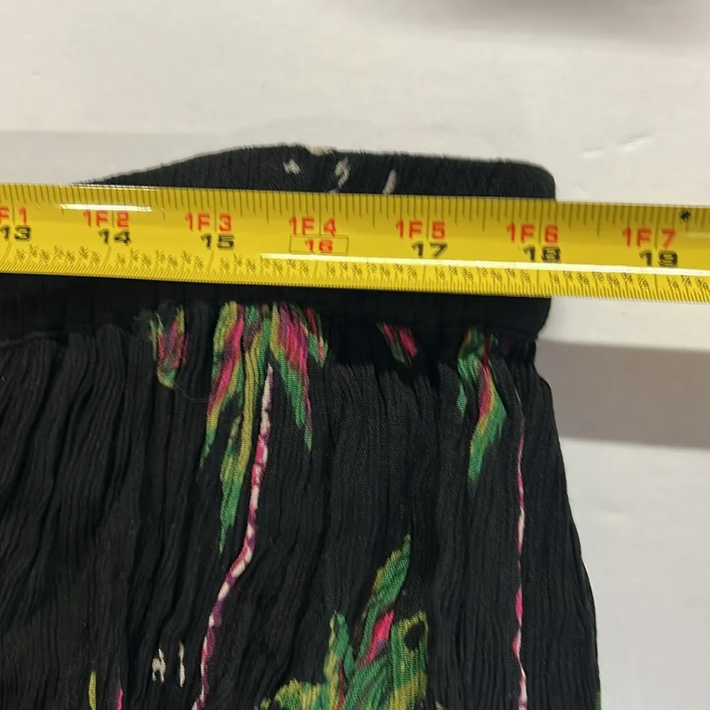 White Stag maxi tropical sequin crinkle broomstick plus size skirt vacation - Image 9