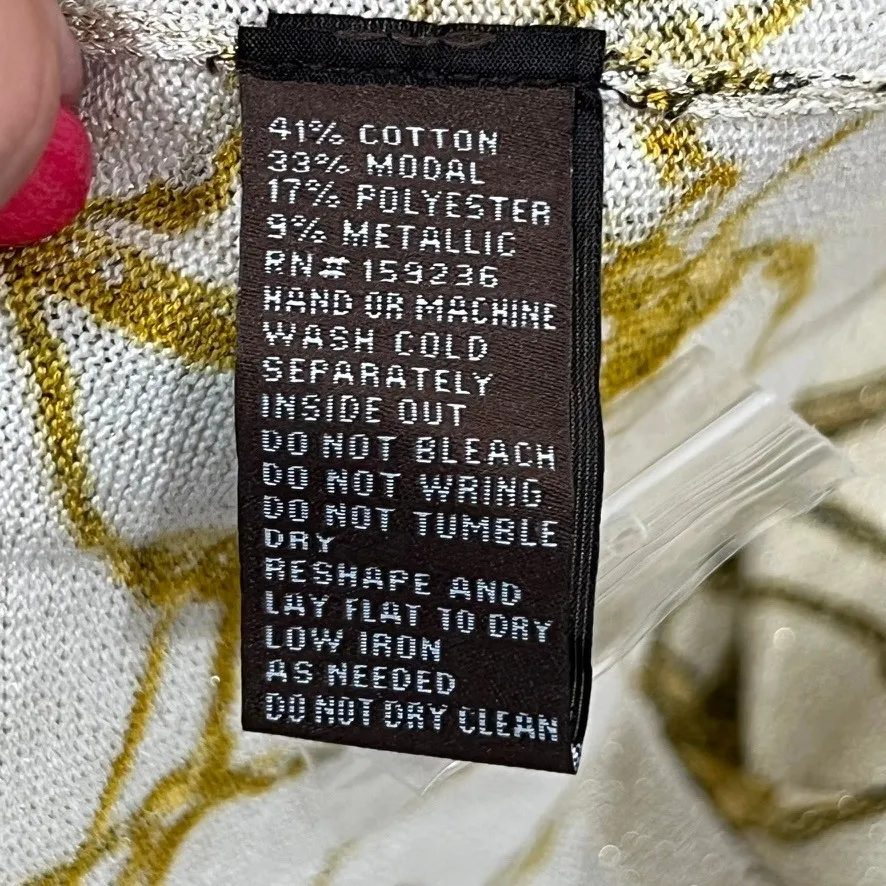 J‎ Mclaughlin Womens Lenny Sweater Small NWT $118 Crewneck Neo Boteth Rope - Image 6