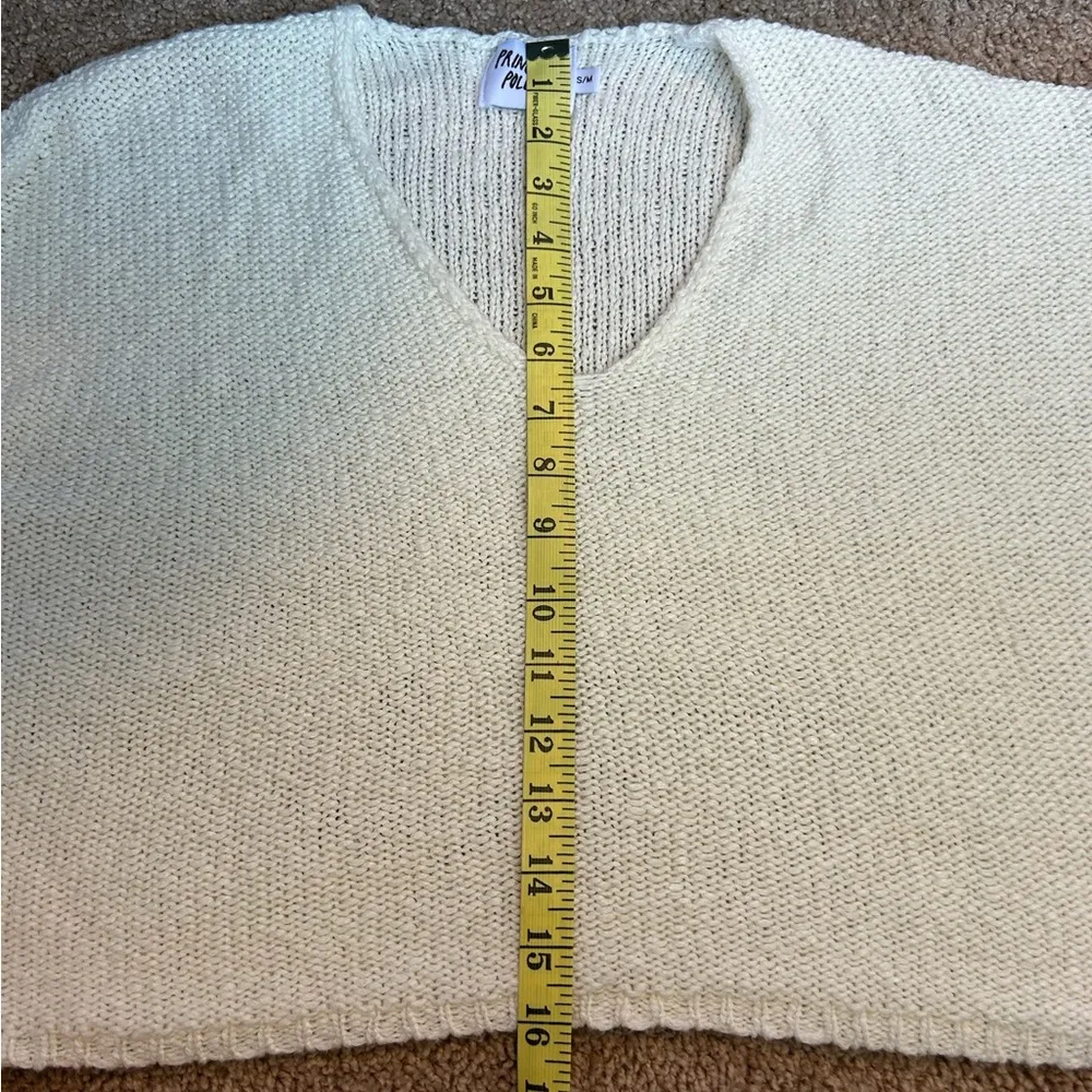 Princess Polly Cream Sweater for Women Size Small/Medium - Image 7
