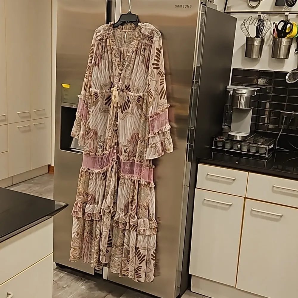 💕FREE PEOPLE💕 Lover to Lover Dress by Bali~ Bohemian Print Small NWOT - Image 7