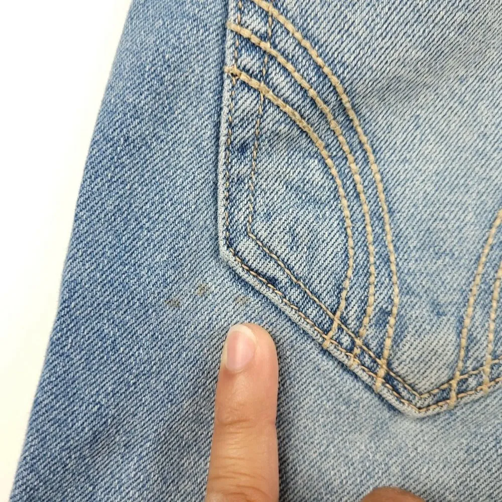 Hollister High Rise Crop Super Skinny Women Distressed Size 26 (26x27) - Image 9