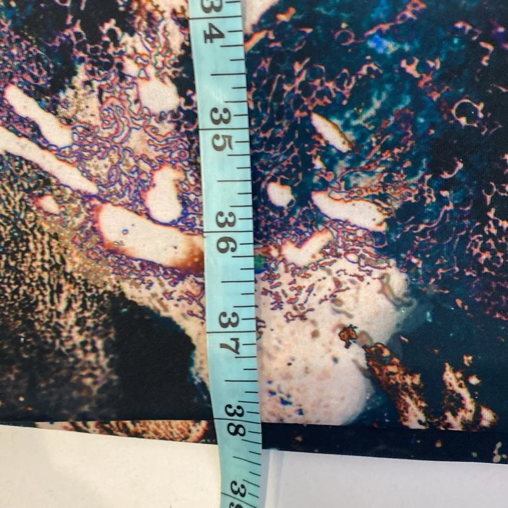 Hunter Bell  Abstract Splatter Stretchy Bodycon Dress EUC Sz S Multicolored - Image 13