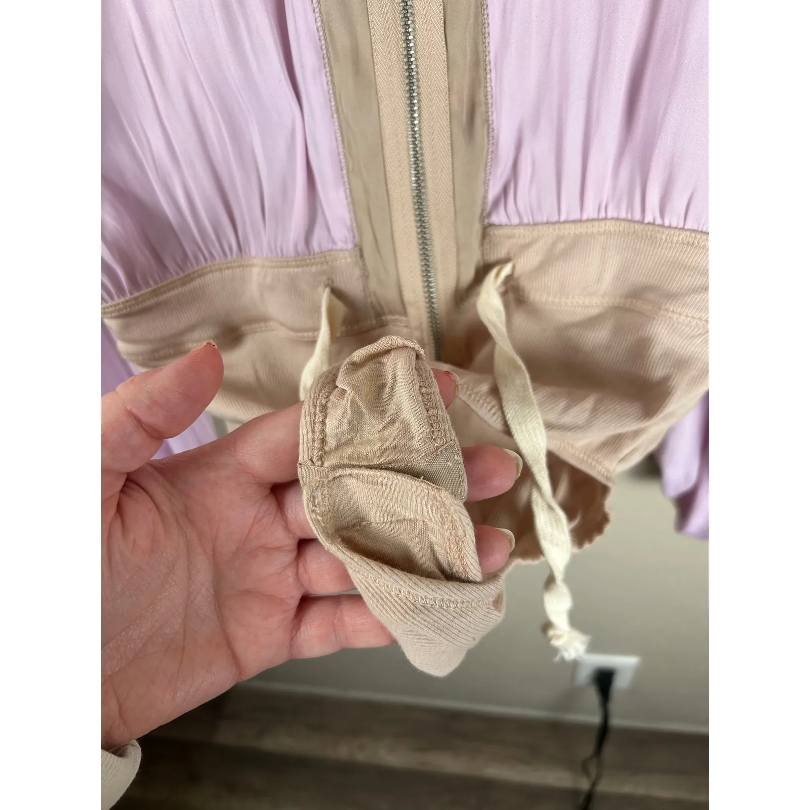 Free People Intimately Track Bodysuit Size XS Colorblock Long Sleeve Purple - Image 8