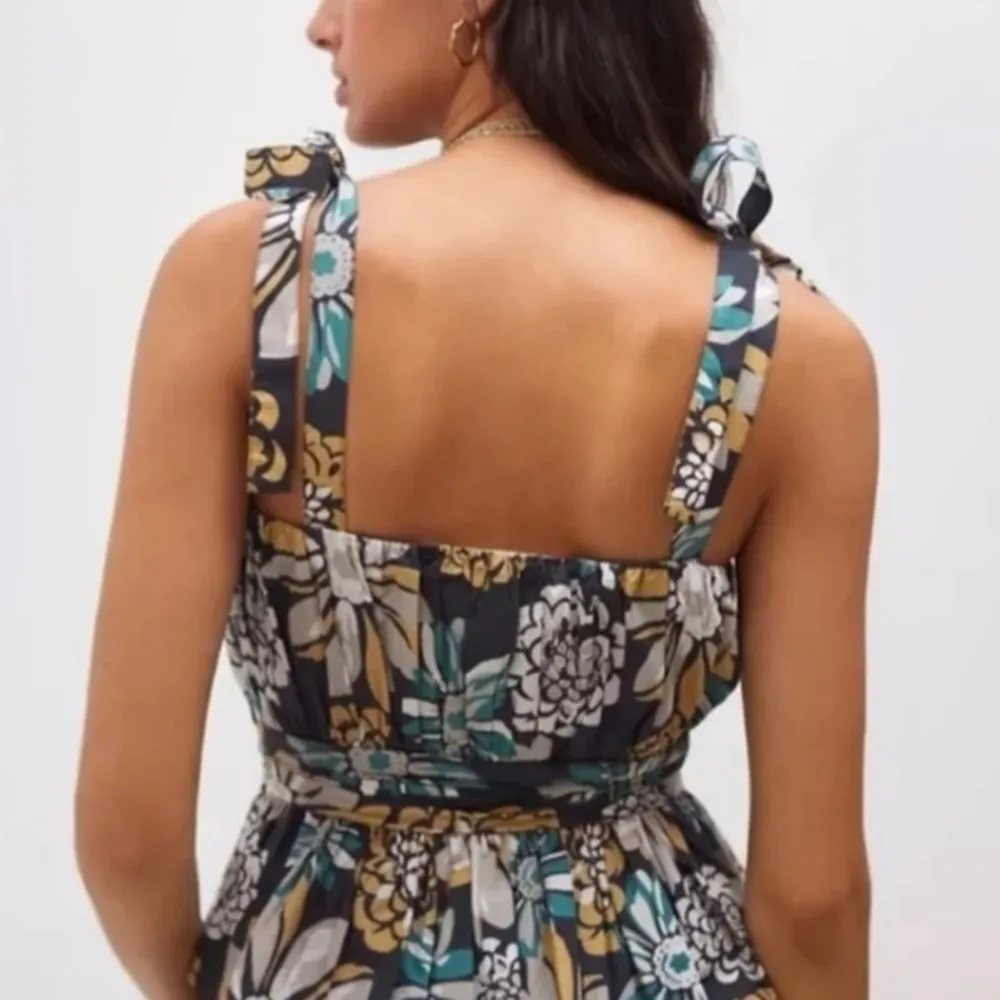 Anthropologie x Forever That Girl Floral Peplum Top - Image 2