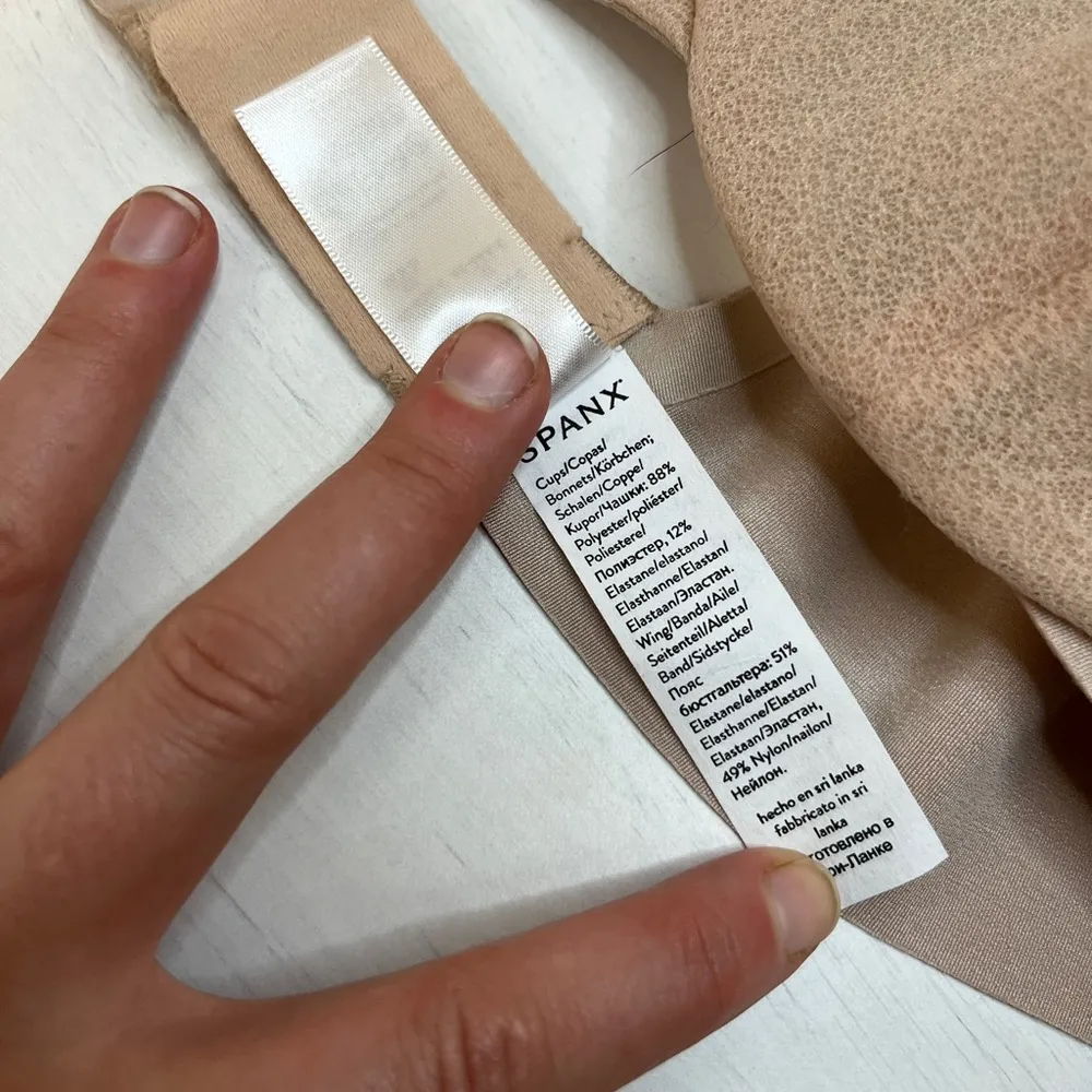 Spanx Like New Sz M A-C Champagne SheerFlex Fit To You Bra Unlined 30071R - Image 6