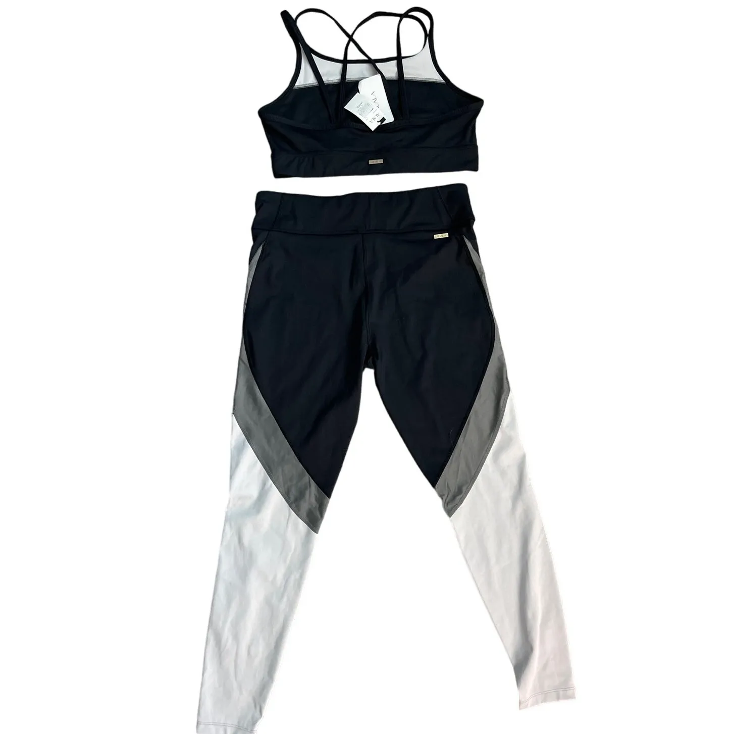 ALALA Luxury Aurora Metallic Athletic Legging & Sports‎ Bra Set Size Large - Image 6