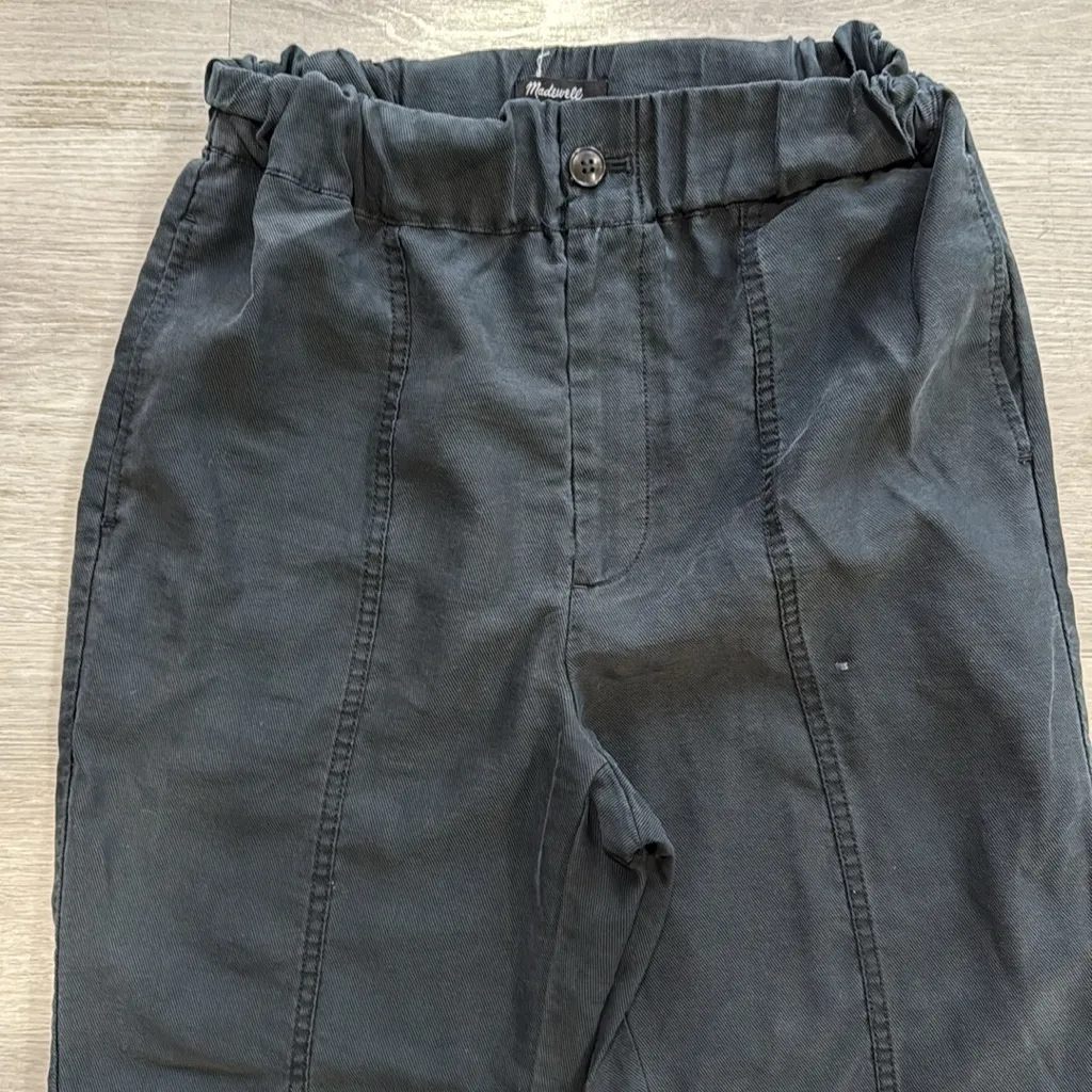 Madewell Lyocell Tapered Huston Pull-On Crop Pants - Image 6