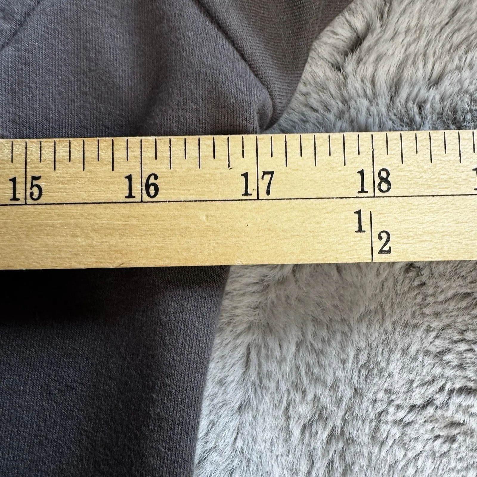 Nick & Mo Women's Sz S Buttoned Jacket Blazer Gray Flowered Appliqué Collar - Image 14