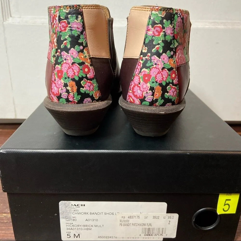 Coach  Patchwork Bandit Shoe Hickory/Brick Multi 5 - Image 8