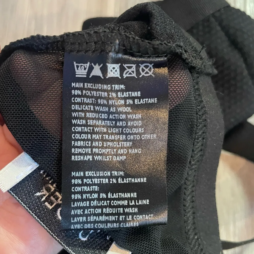 NWOT UO Out From Under Black Textured Strappy Bralette size Small - Image 4