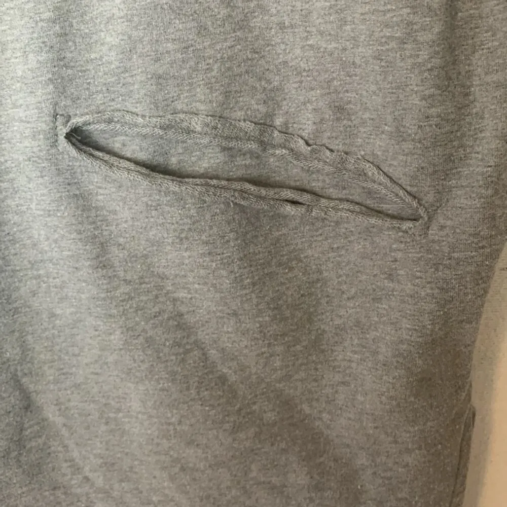 Neon buddha womens size XL gray short sleeve sweat shirt distressed workout yoga - Image 4