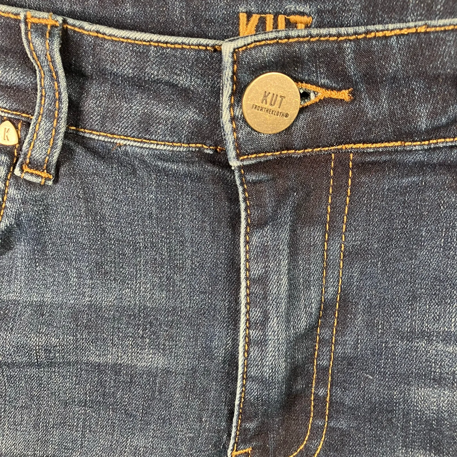 Kut from the Kloth High Rise Boyfriend Shorts‎ Women’s Size 4 Dark Wash Denim - Image 3