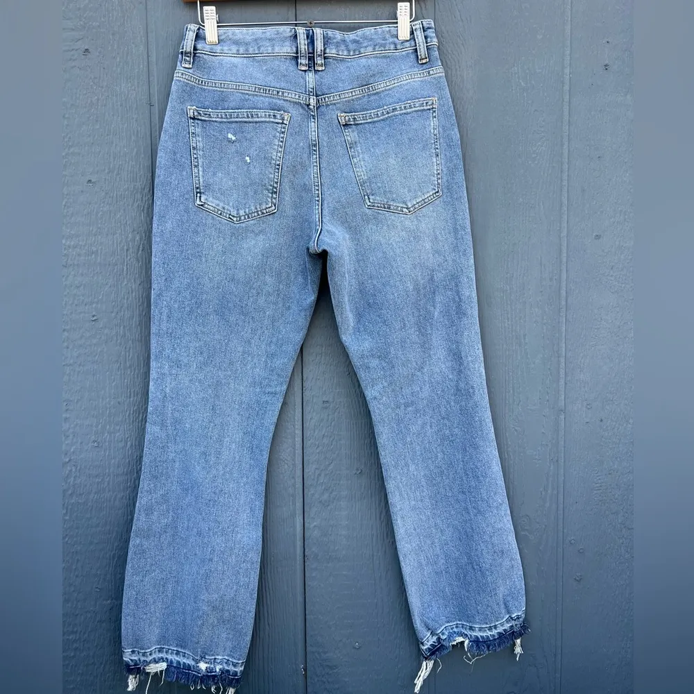 NWOT We The Free Dylan High Rise Bootcut Jeans Button Fly Distressed Siz… - Image 6