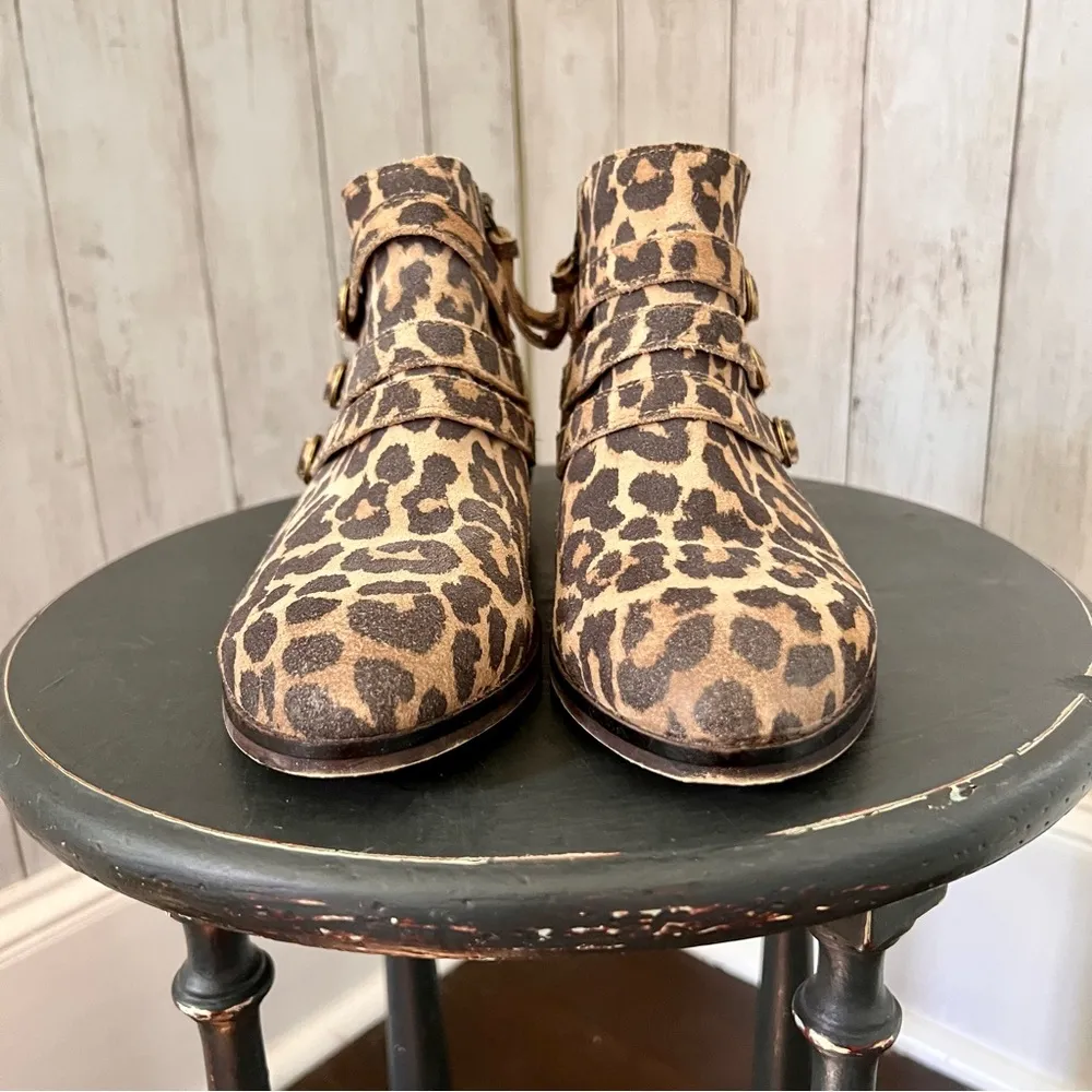 Latigo Passion Suede Leopard Booties - Image 3