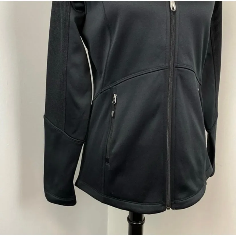 Spyder  Black Full Zip Long Sleeve Stretch Double Knit Jacket Medium - Image 2