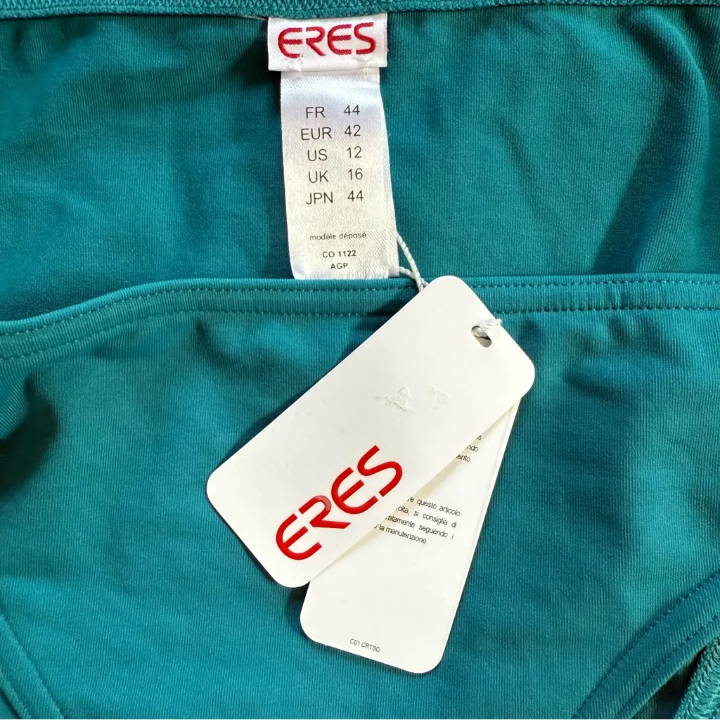 NEW ERES Blue Teal Classic Bikini Swimwear Size 12 - Image 3