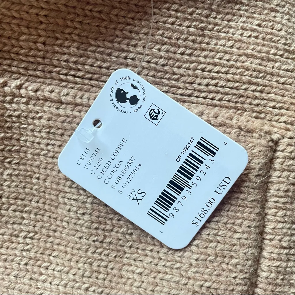 Free People We The Free On The Isle Cardi Cardigan Iced Coffee Size XS - Image 6