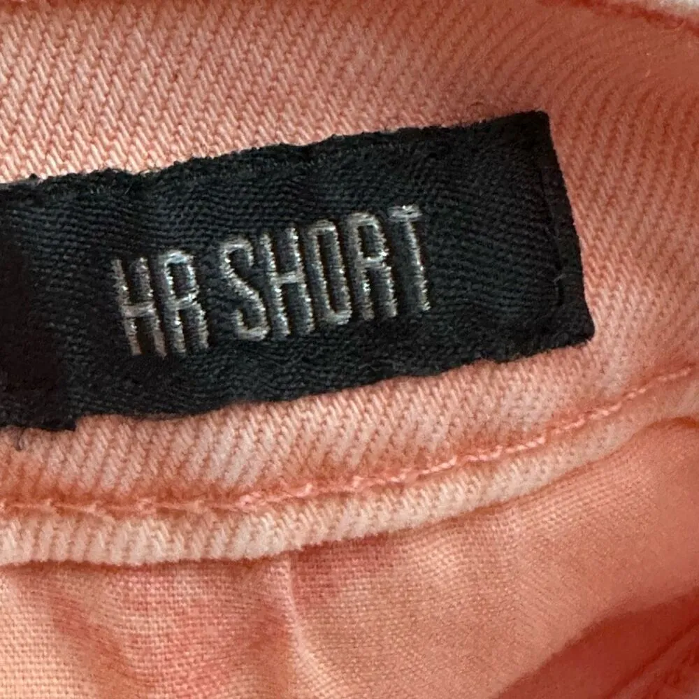 Juicy Couture Acid Wash Wild Peach Pacific Short HR Shorts Size 28 - Image 4