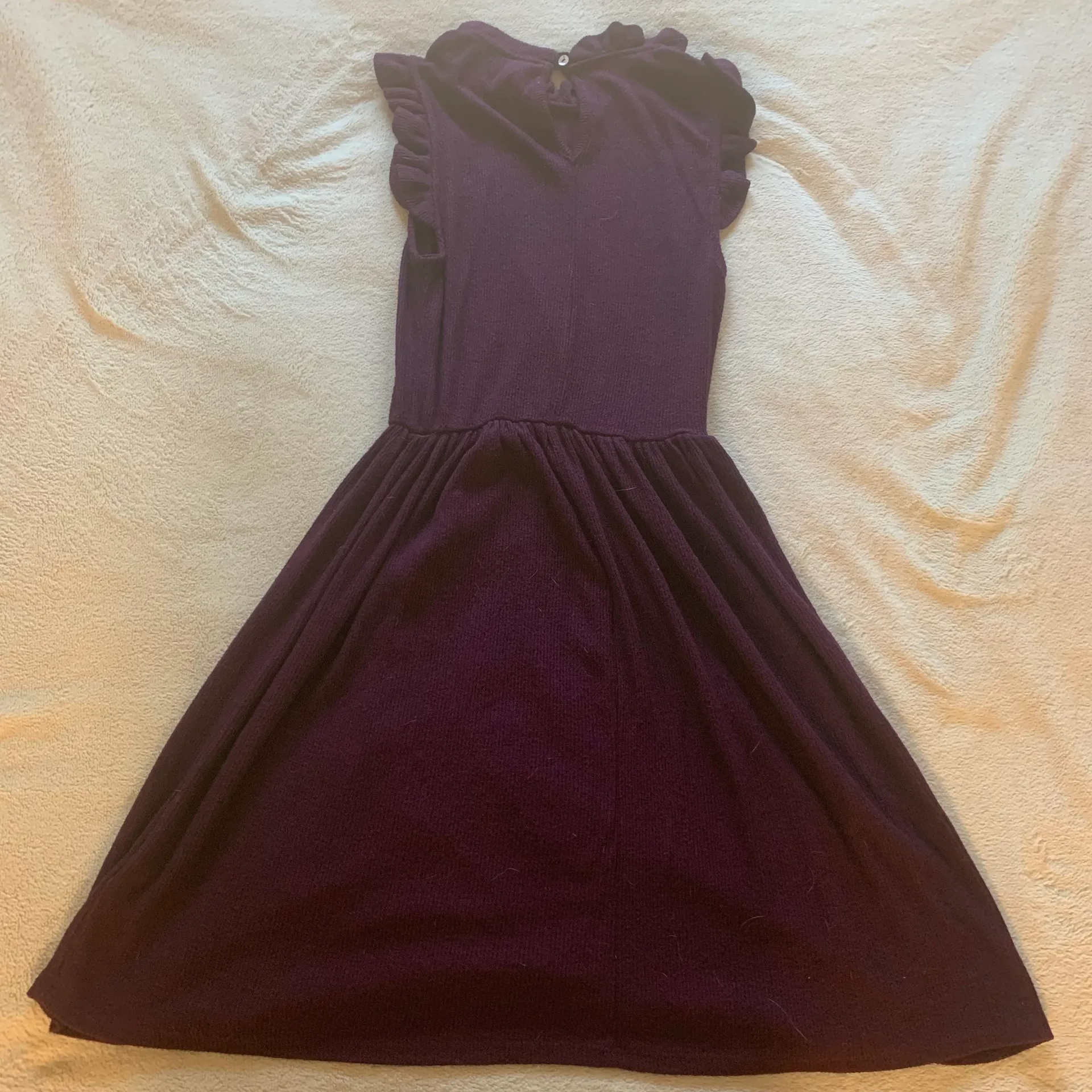 Francesca’s Alya Purple Dress with Ruffles - Image 5