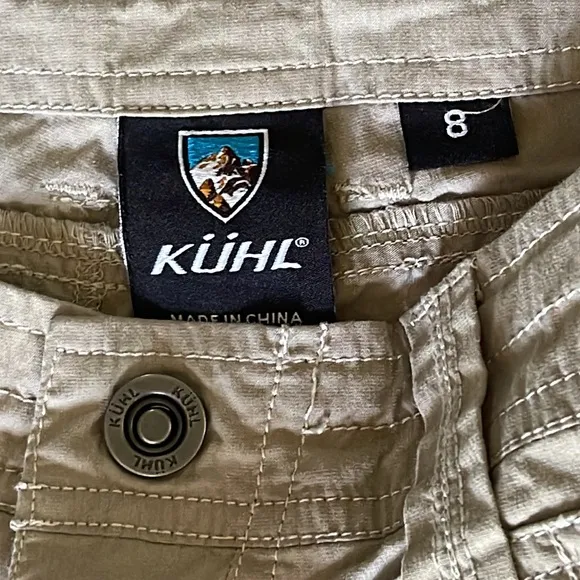 Kuhl Convertible Cargo Pants/Shorts Size 8 - Image 2