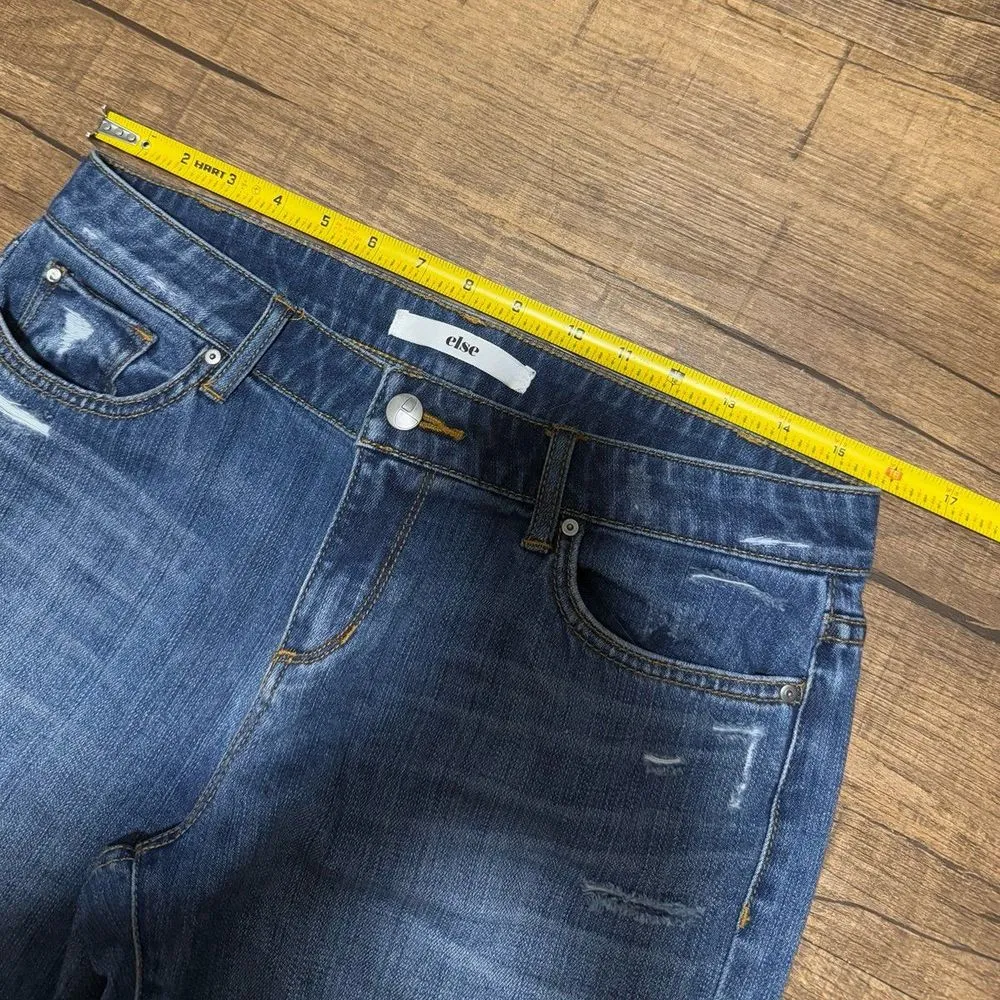 Else distressed classic boyfriend jeans - Image 3