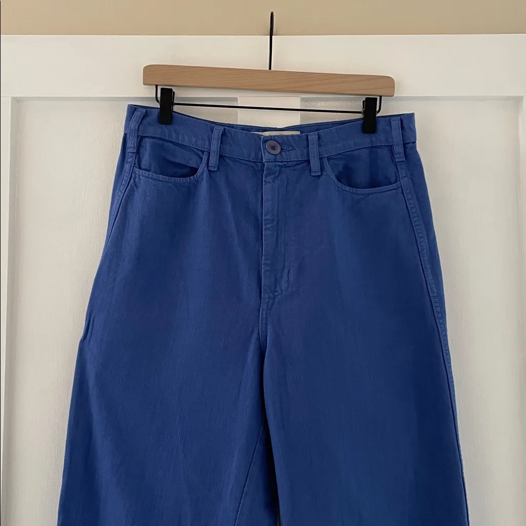 GRAVEL & GOLD Placer High Rise Straight Leg Pants in Labourer Blue Size 32 | 14 - Image 9