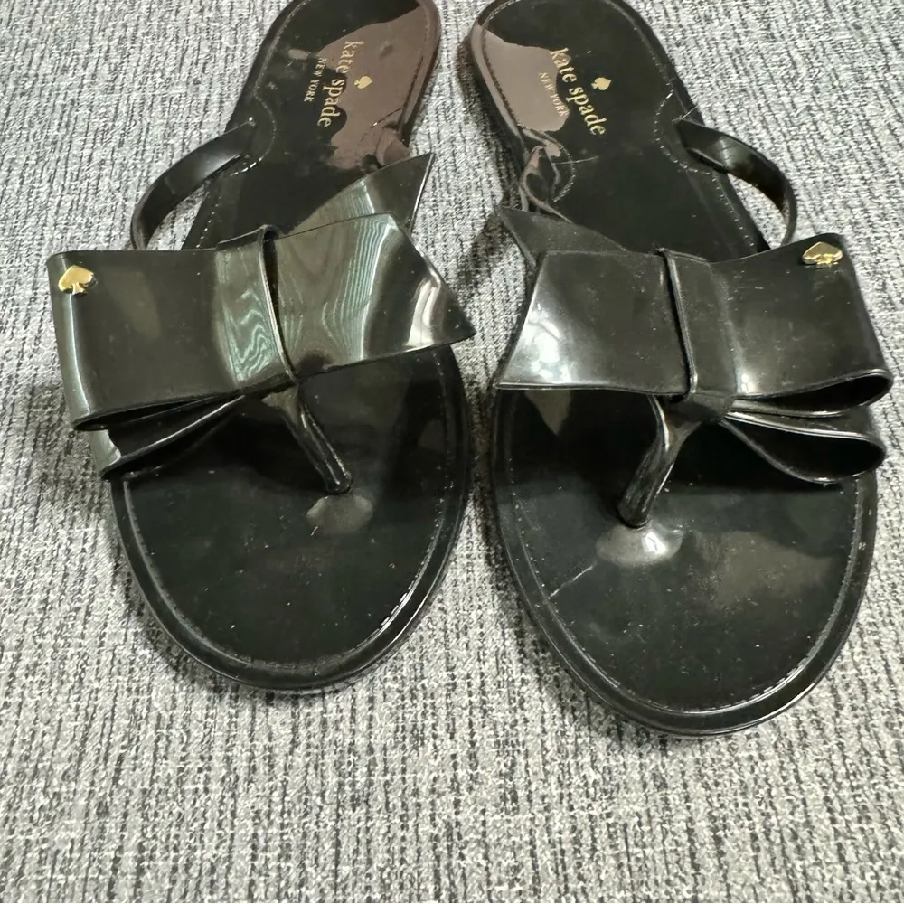 Kate Spade New York Jayla Jelly Bow Flip Flop Sandals - Image 7