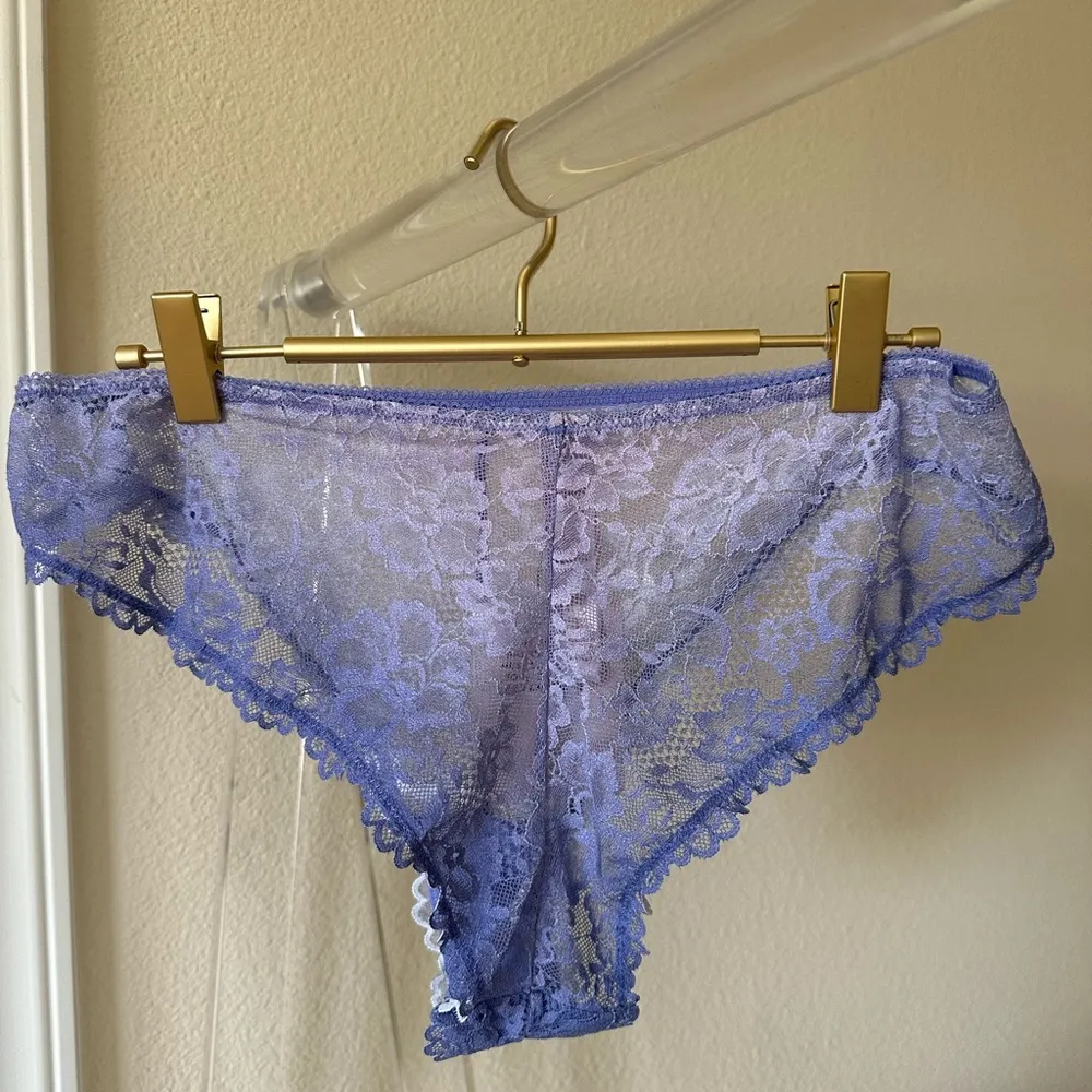 Savage X Fenty Purple Lace Bra Collection Size XL - Image 5