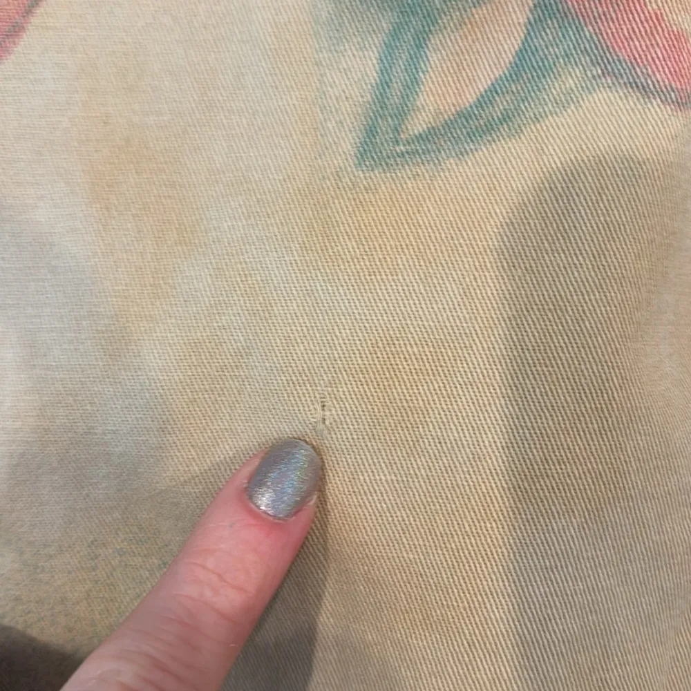 One Teaspoon Pants High Waist Safari Drawstring Floral Size 32 - Image 9