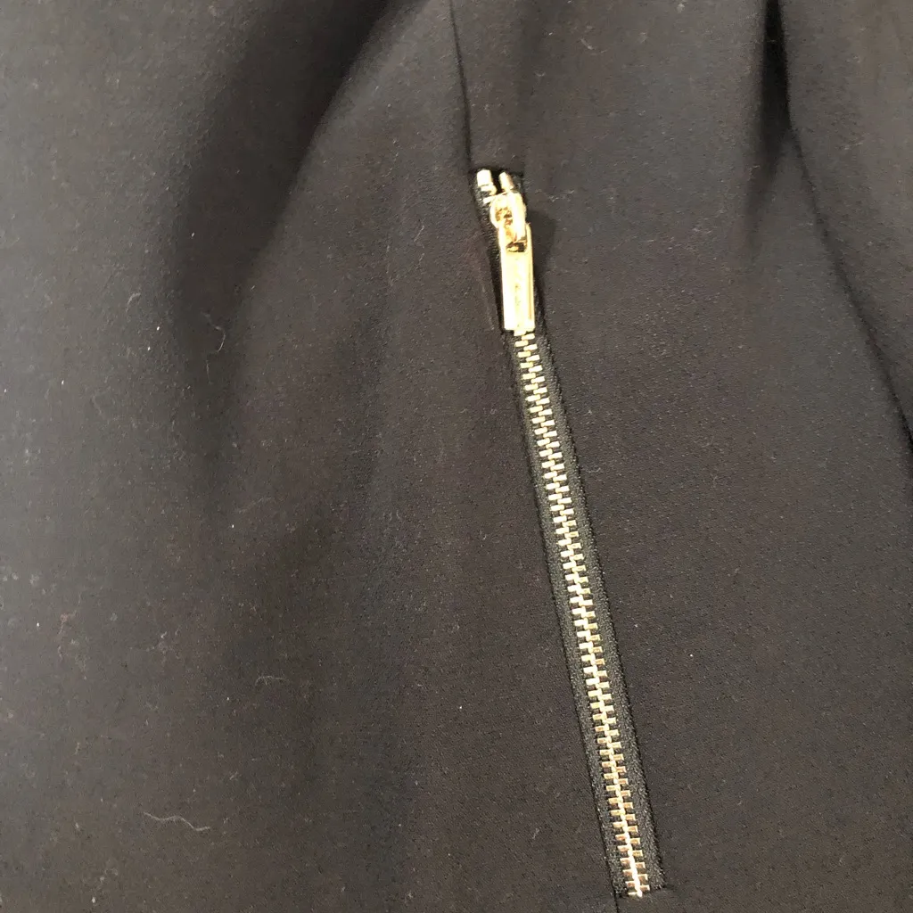 Calvin Klein Women's Navy open Blazer with Gold Zippers new MRSP $136 business - Image 11