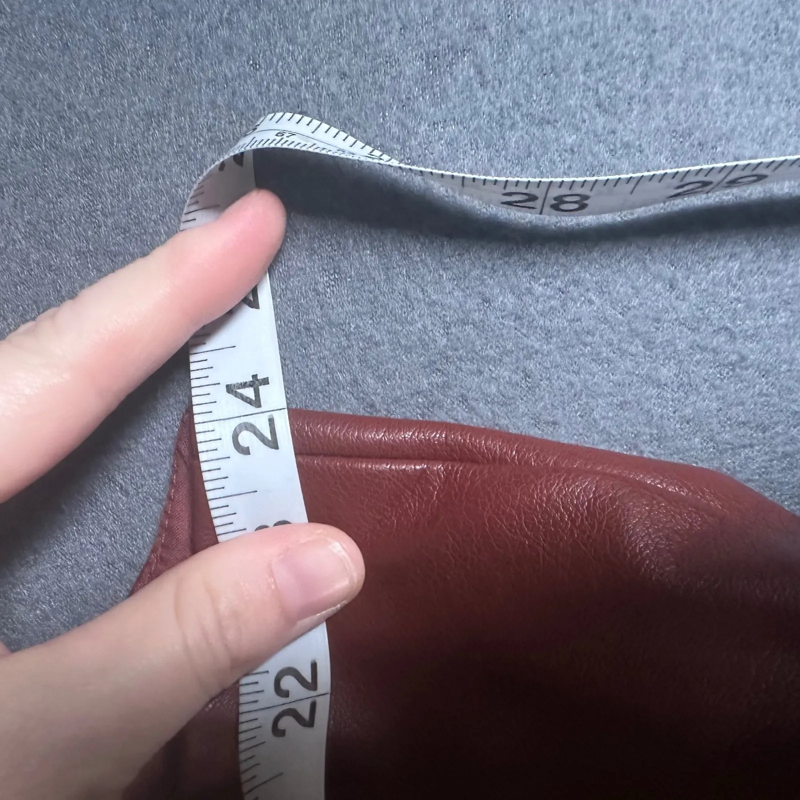 Anthropologie The Tommie Cap Sleeve Dress 3X Faux Leather Smocked Waist Front Zi - Image 7