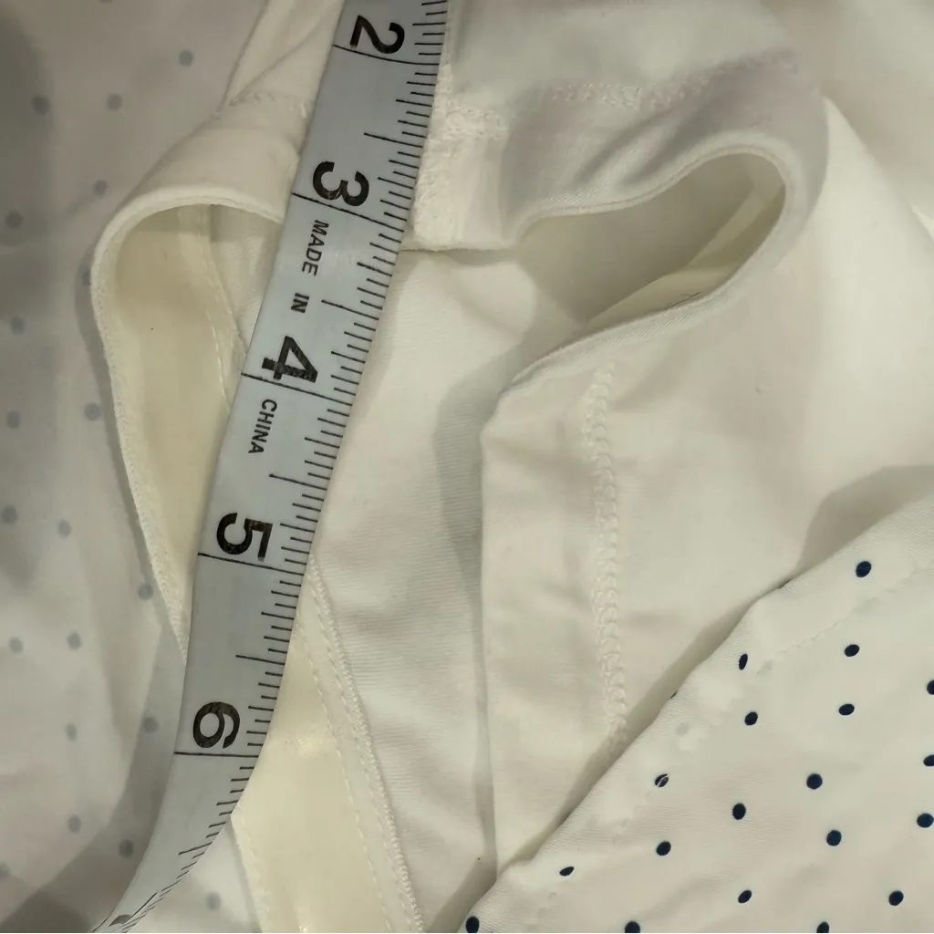 NWT Tasc Peformance Rhythm Tennis Skirt White Ace‎ Dot Size X - Image 11