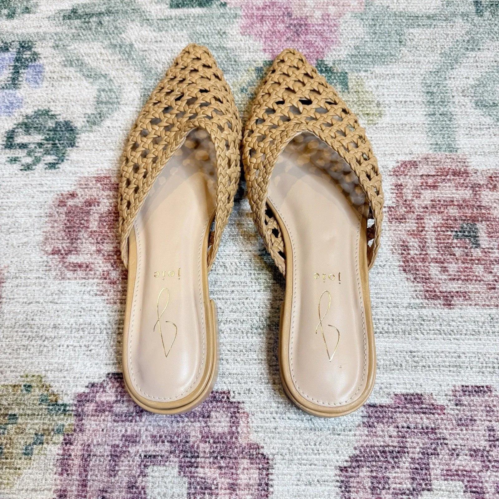 Joie Womens Woven Point Toe Slip On Shoes Size 7 Resort Vacation Coastal Casual - Image 4