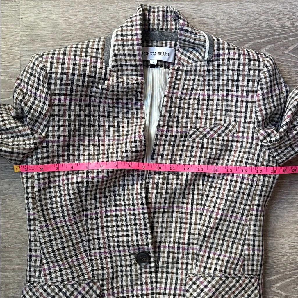 VERONICA BEARD  Katie Plaid Dickey Jacket 6 - Image 13