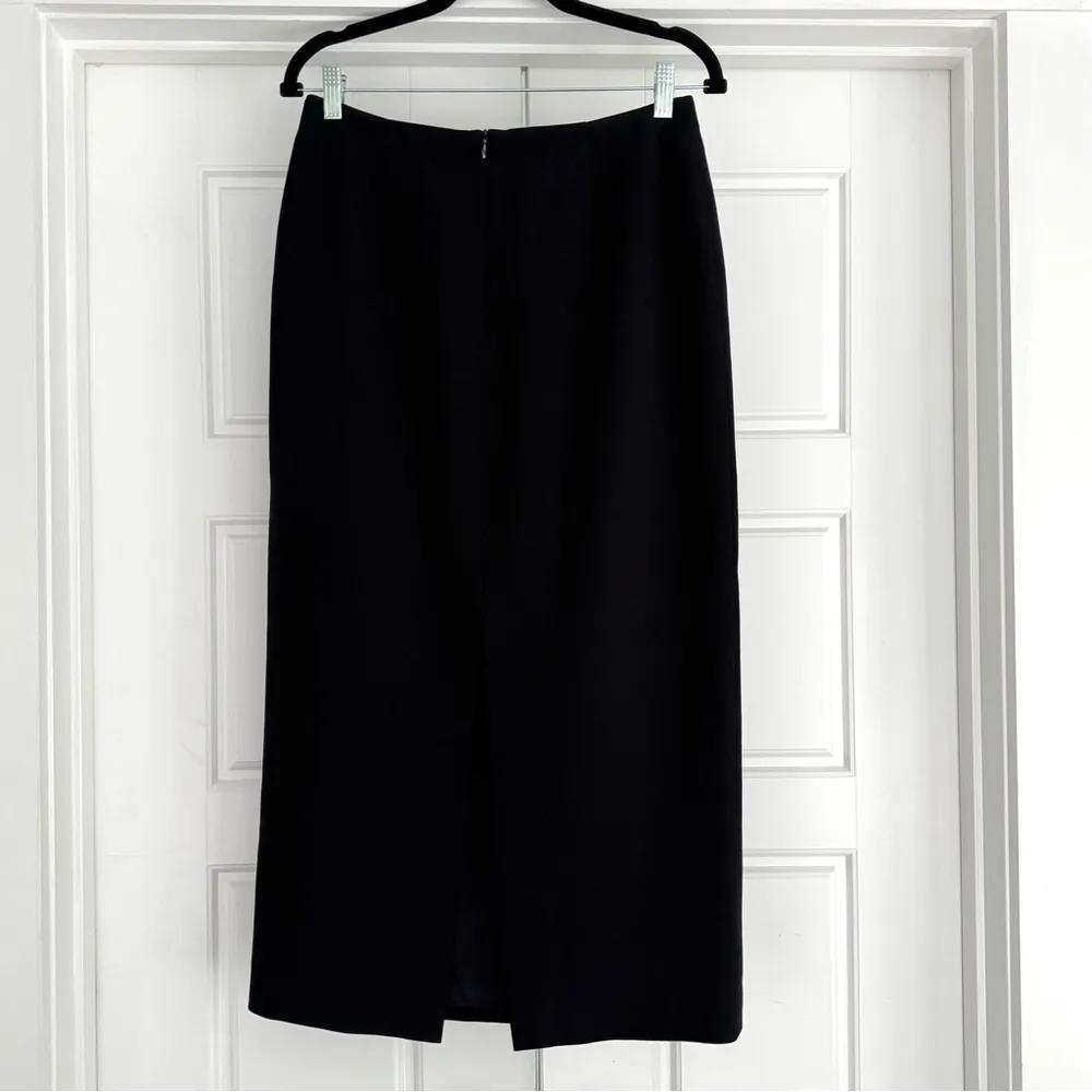 Jones New York Vintage Black Midi Pencil Skirt, size 10 - Image 2