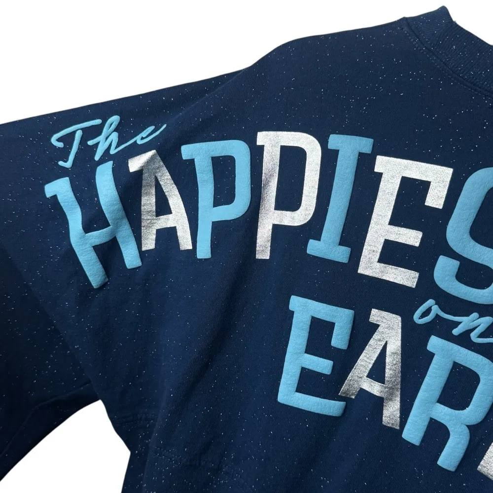 Disneyland 65th Anniversary Blue Sparkle Spirit Jersey Collectible Adult Size M - Image 5