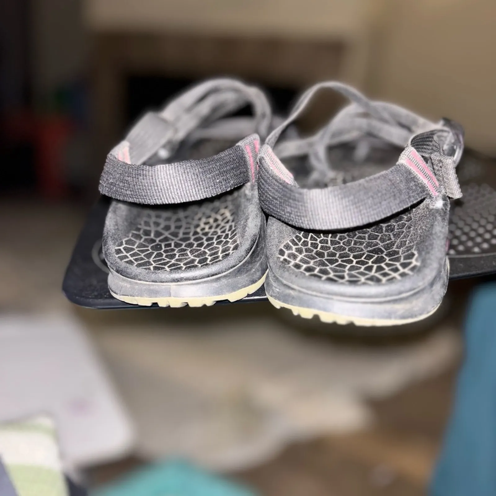 Chaco Sport Sandals Women Size US 8 Black Textile Ankle Strap Comfort Walking - Image 5