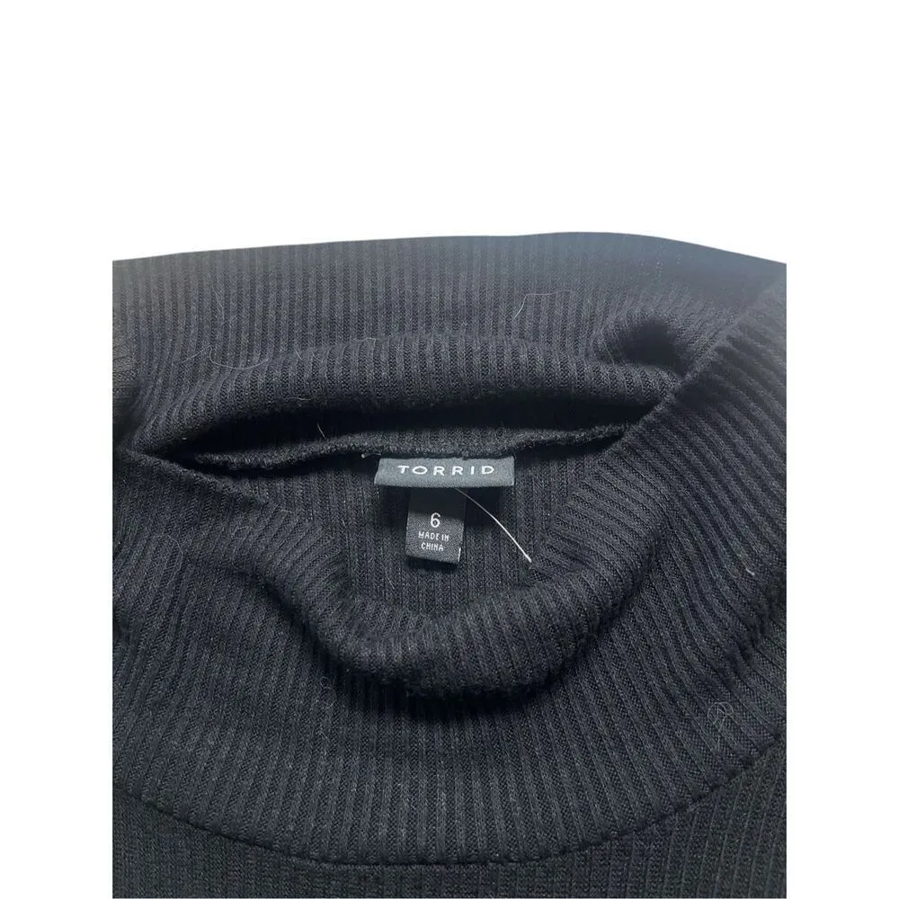 Torrid sleeveless sweater knit turtleneck sz 6 - Image 3