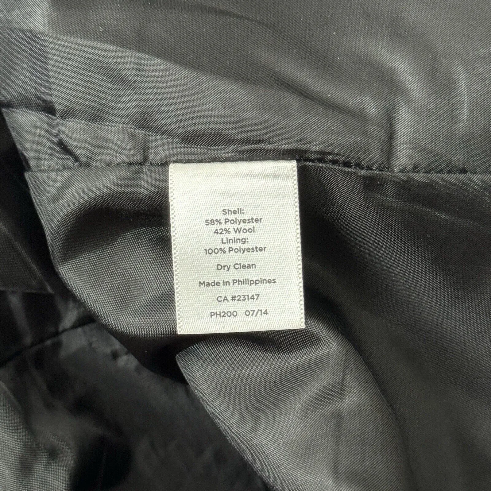 Talbots Skirt Women‎ 4 Petite Red Black Plaid Pencil Straight Preppy Academia - Image 7