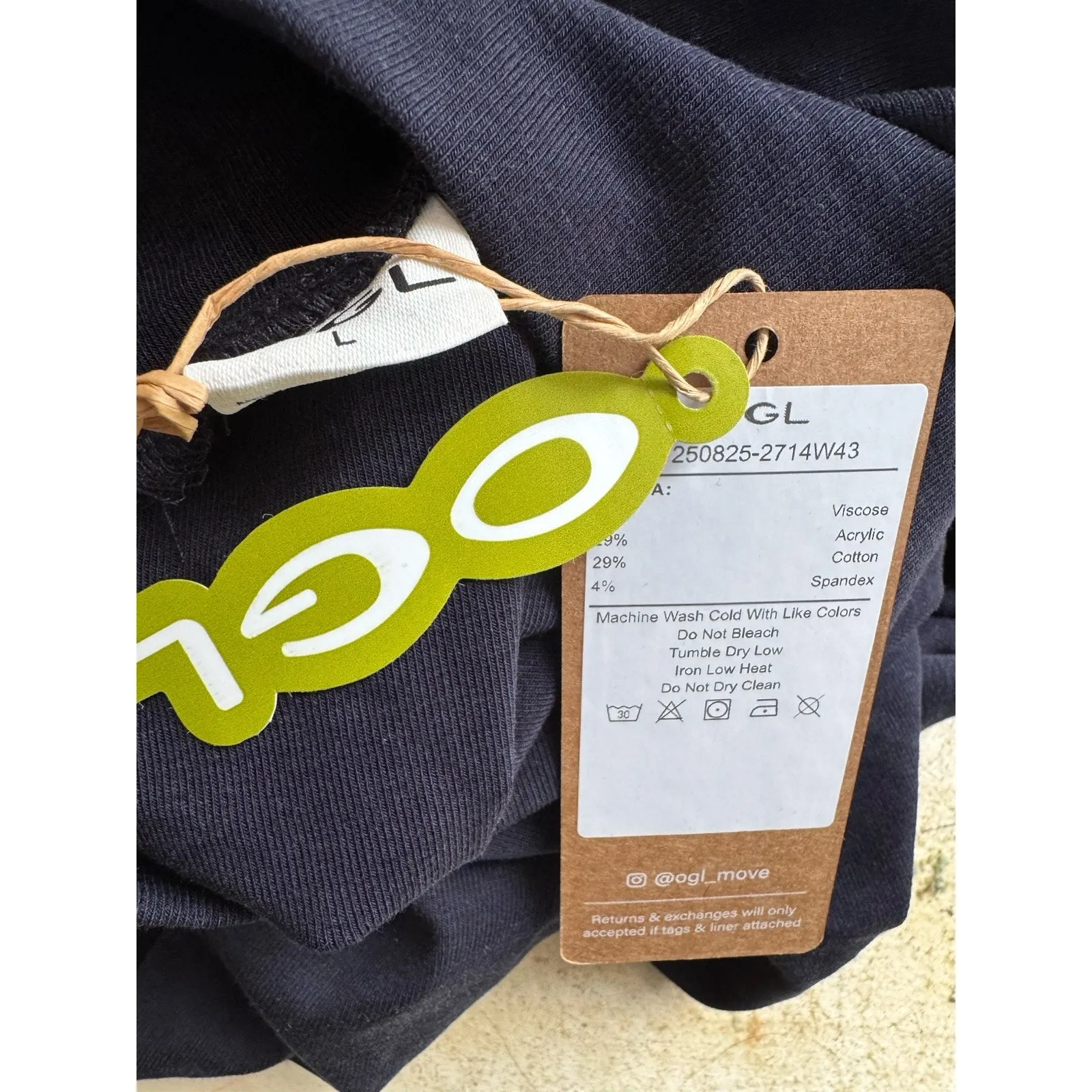 NWT OGL Mock Neck Elbow Length Sleeve Tucked Midi Dress Navy Blue Size Large - Image 8