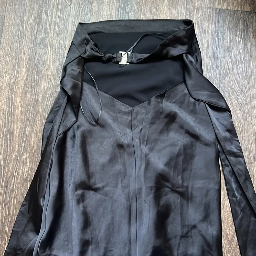 FORM STRAPLESS MAXI DRESS | WASHED BLACK Size 4 - Image 3