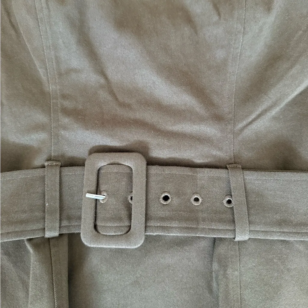 Express Strapless Pleated Buckle Top - Image 2