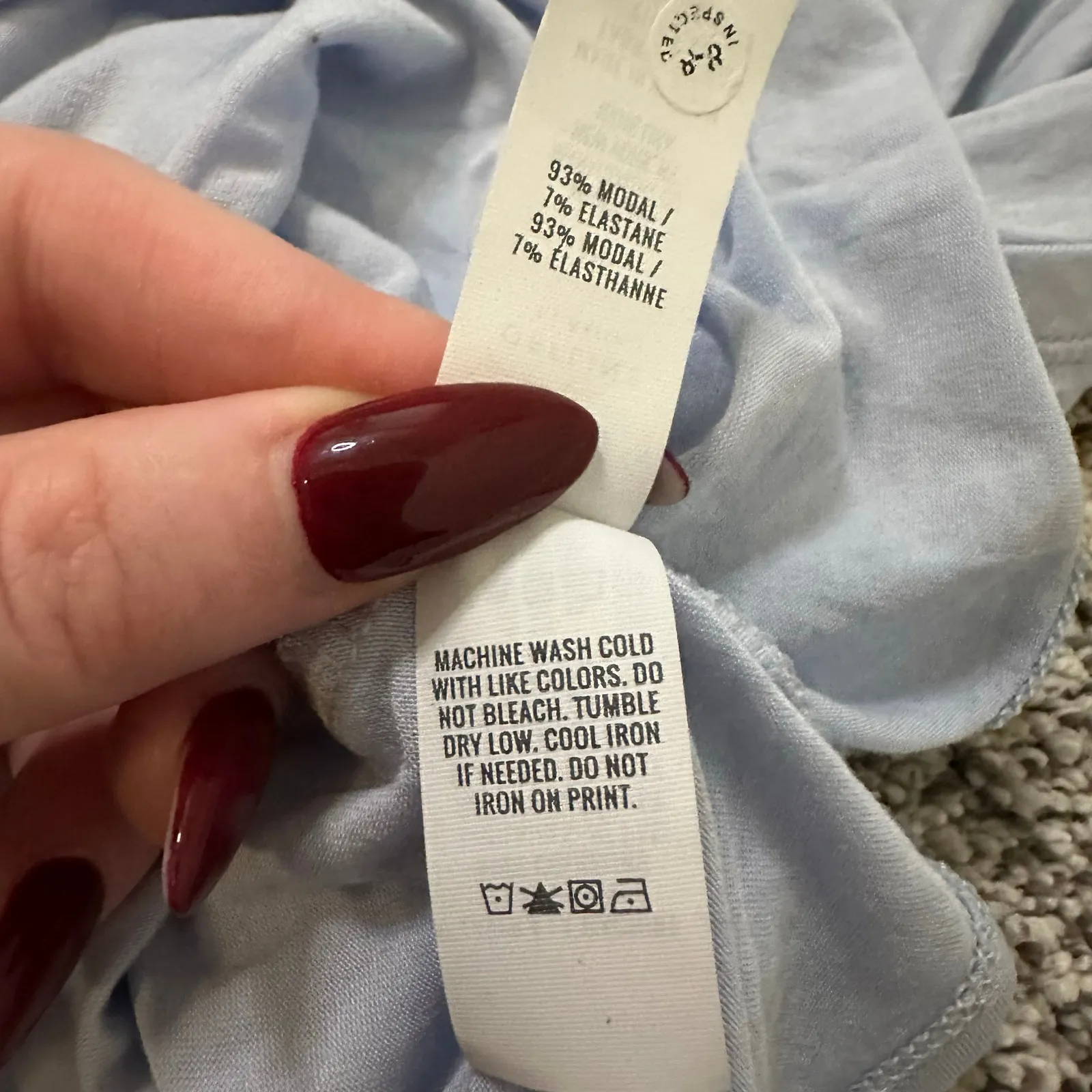 Aerie Offline light blue open back tank top size L - Image 8